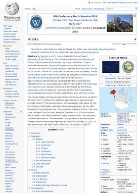 Wikipedia: Alaska