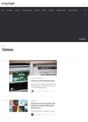 Engadget: Tablets