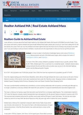 Ashland Massachusetts Realtors