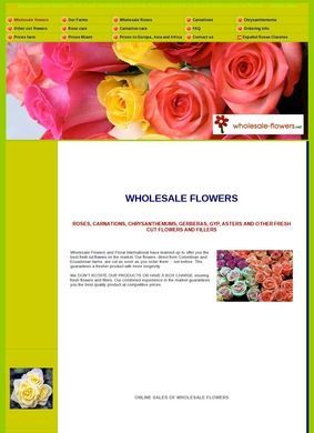 Wholesale Flowers - Fresh Cut Flowers
