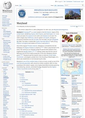 Wikipedia – Maryland