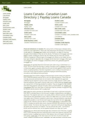 Canadian Loan Directory