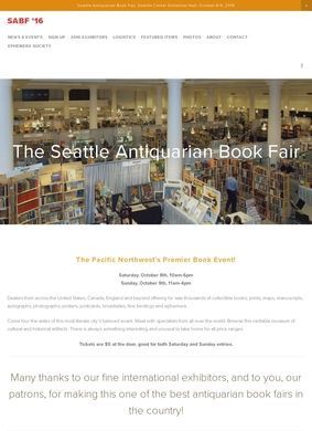 Seattle Antiquarian Book Fair