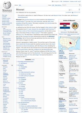 Wikipedia – Missouri