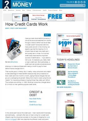 How Stuff Works: Credit Cards