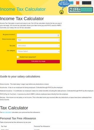 Basic Salary Calculator