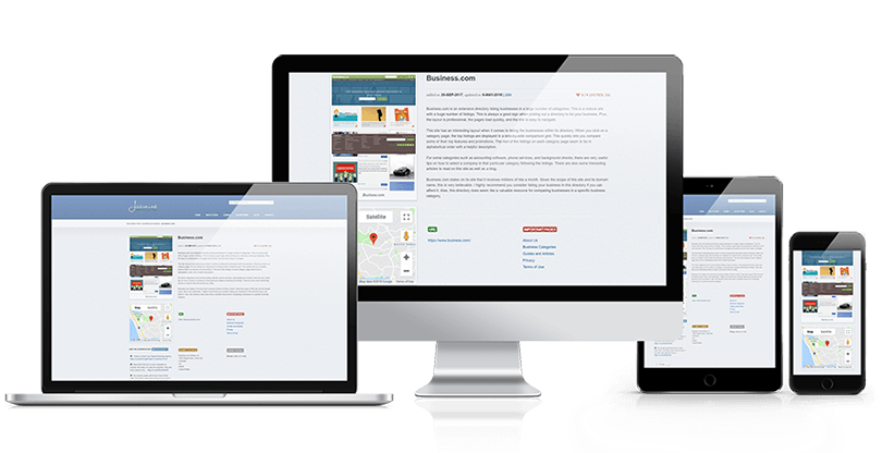 Business directory on various devices