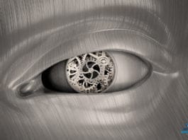 Robot's eye - Stock photography