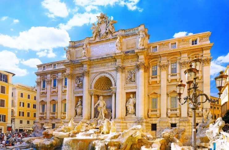Trevi Fountain - Colosseum