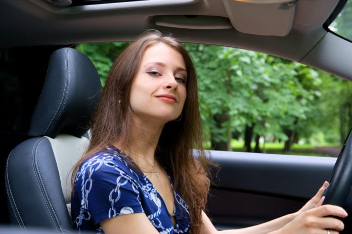 Beautiful Woman in the Car-high-quality-8