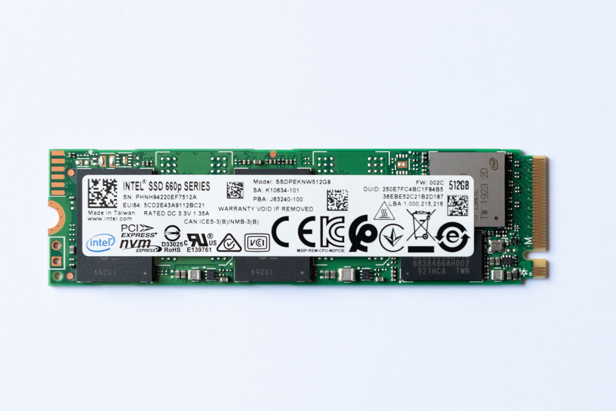 Intel 660p series m.2