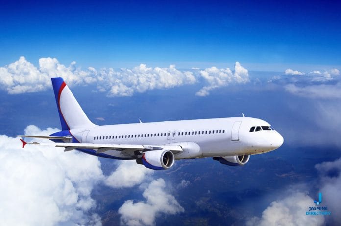 Airplane, Sky and Clouds-isolated-2 Sustainable Aviation