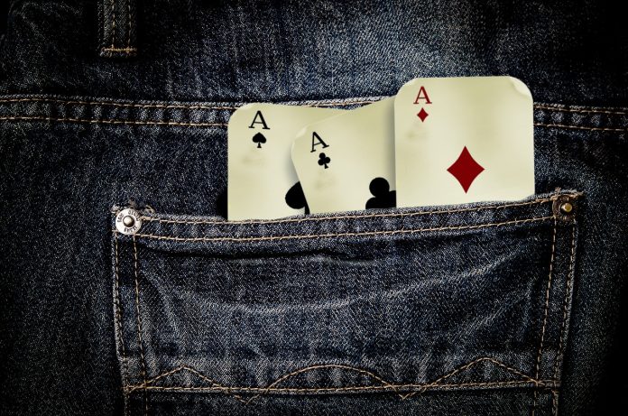 jeans, playing cards, to play