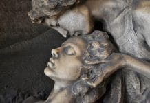 cemetery, sculpture, statues