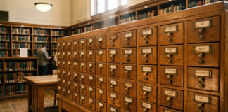 How to Gain Employer Support for Your Executive MBA (EMBA) Antique library card catalog cabinet
