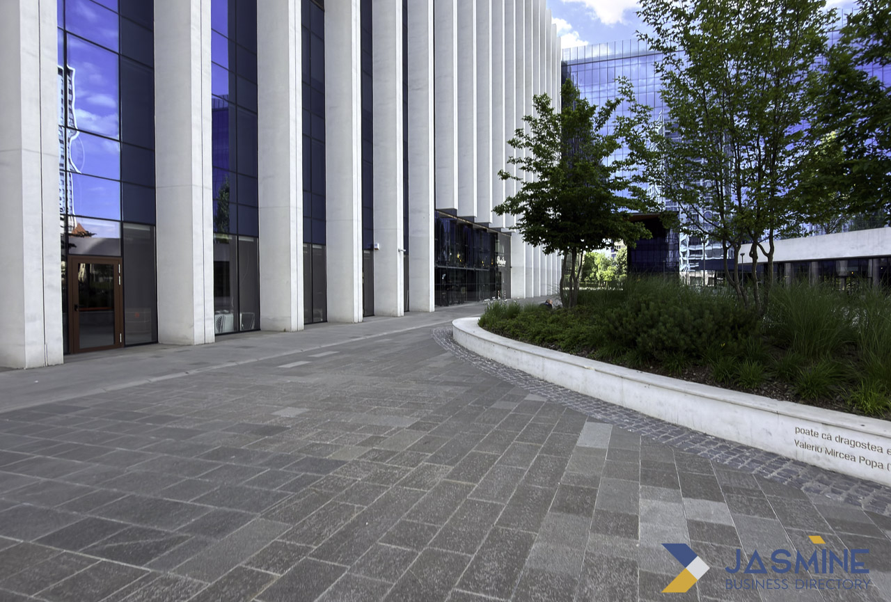 Modern Business Center Plaza