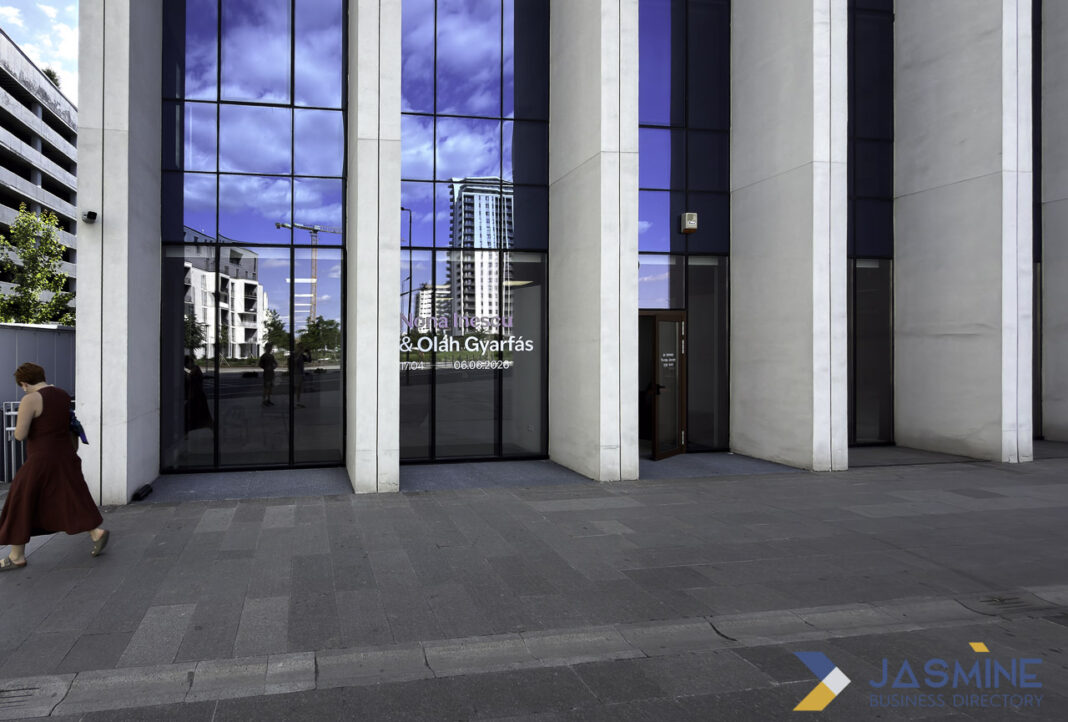 modern-commercial-building-entrance Modern commercial building entrance