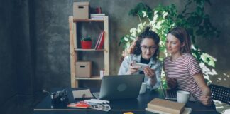 8 Energizing Morning Routine Habits to Boost Your Day Office collaboration scene with two women