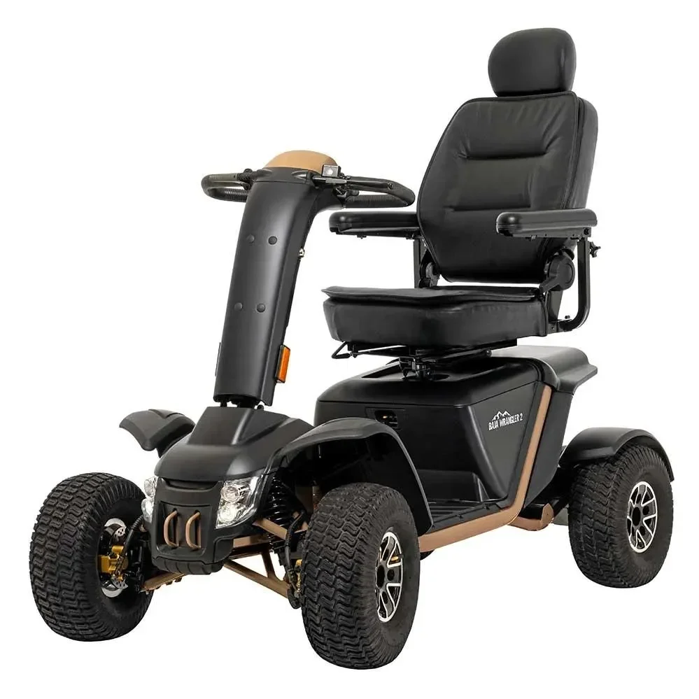 Pride Baja Wrangler 2 four-wheel mobility scooter for rough terrain