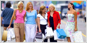 Womens went shopping