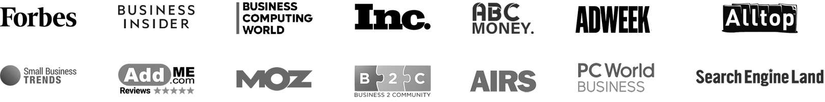 Business directory featured in