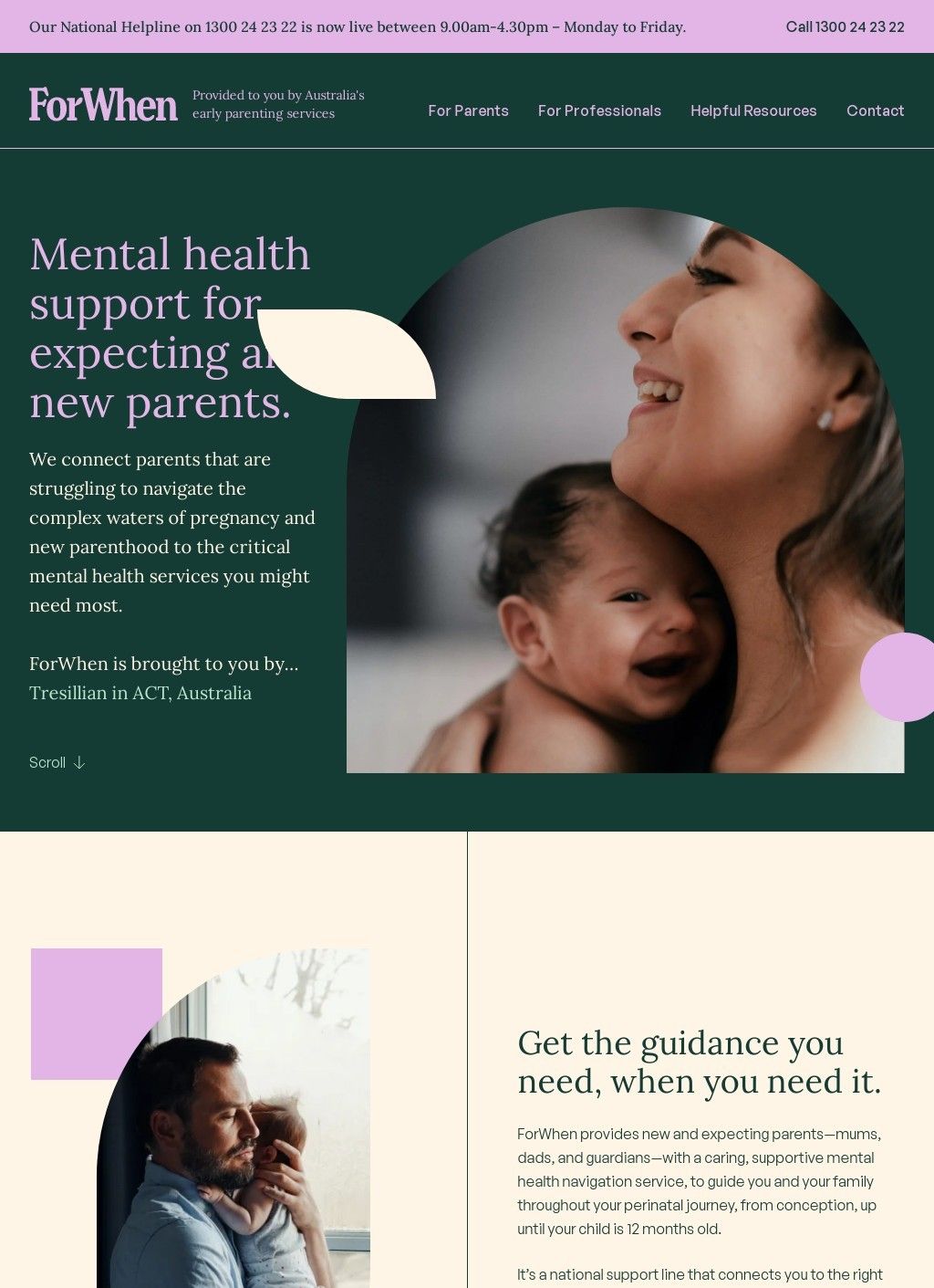 ForWhen - Perinatal Mental Heathline