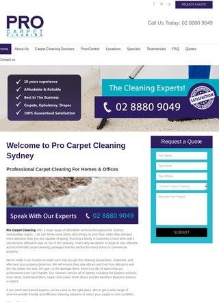 Pro Carpet Cleaning Sydney