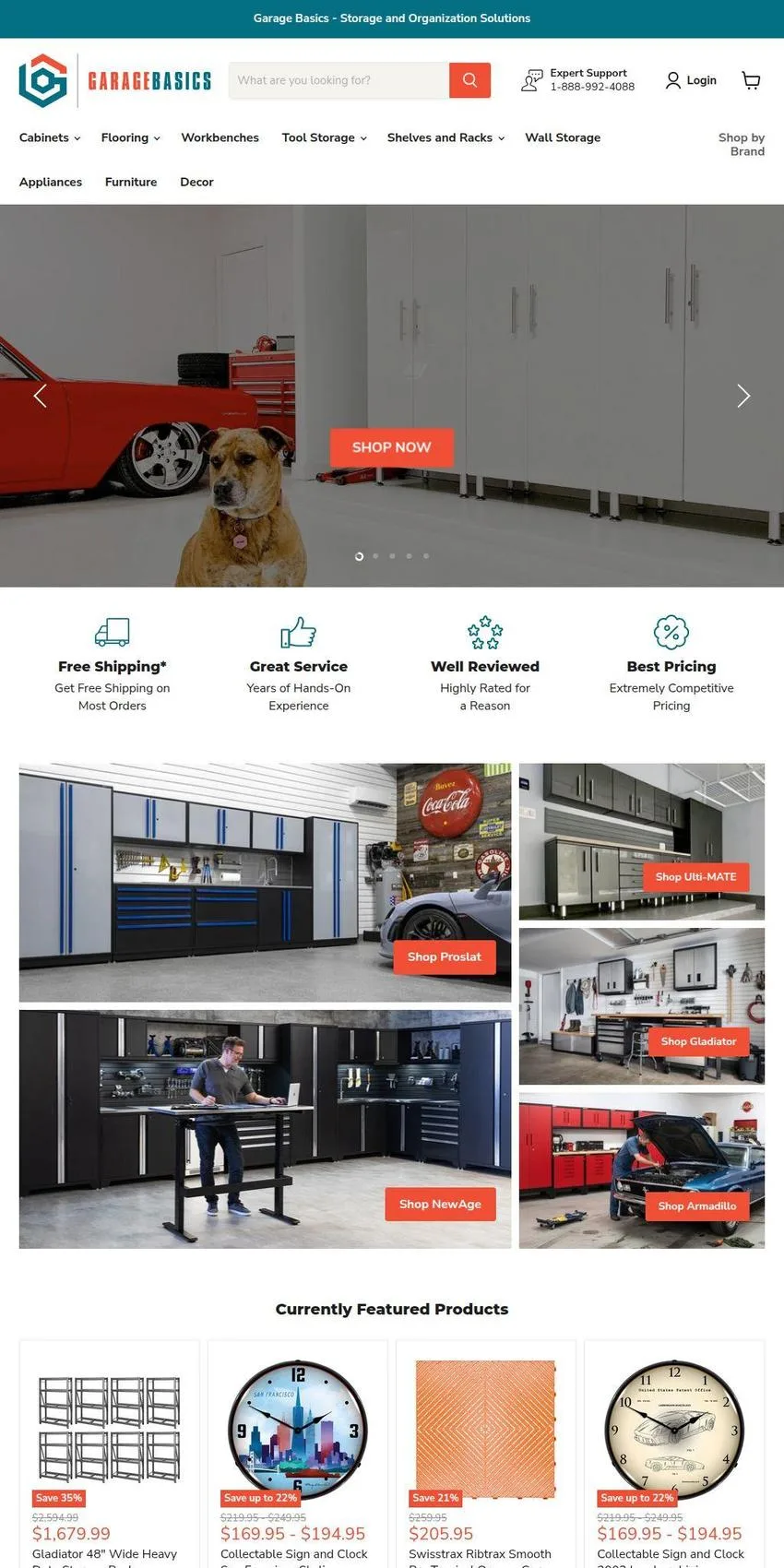 Garage Basics - Cabinets & Flooring