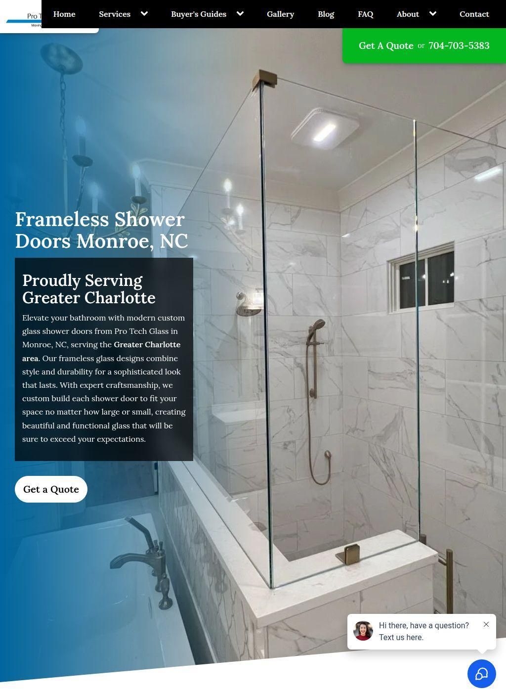 Custom Frameless Shower Door Solutions