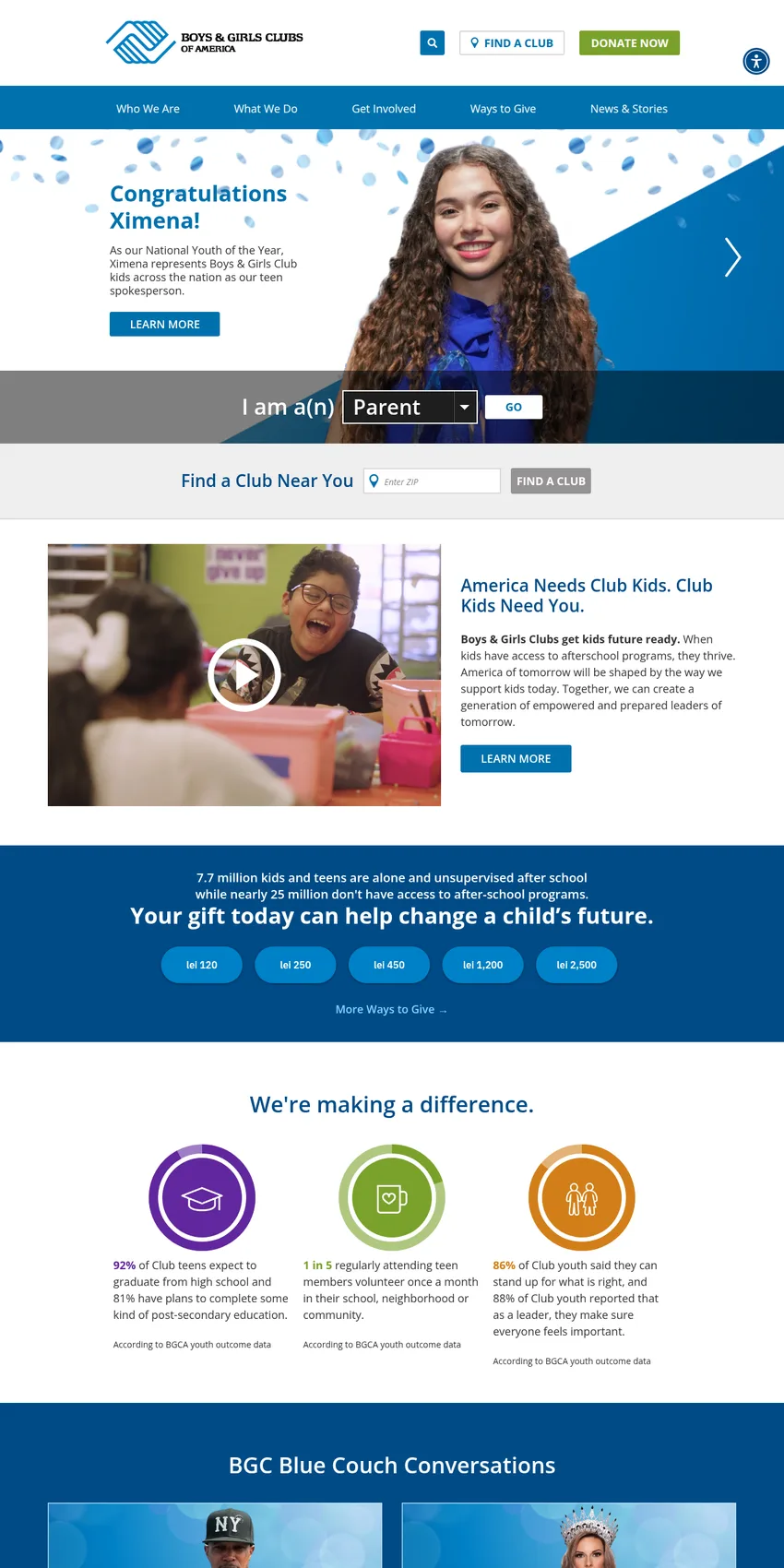 Boys & Girls Clubs of America (After-School Youth Development Network)