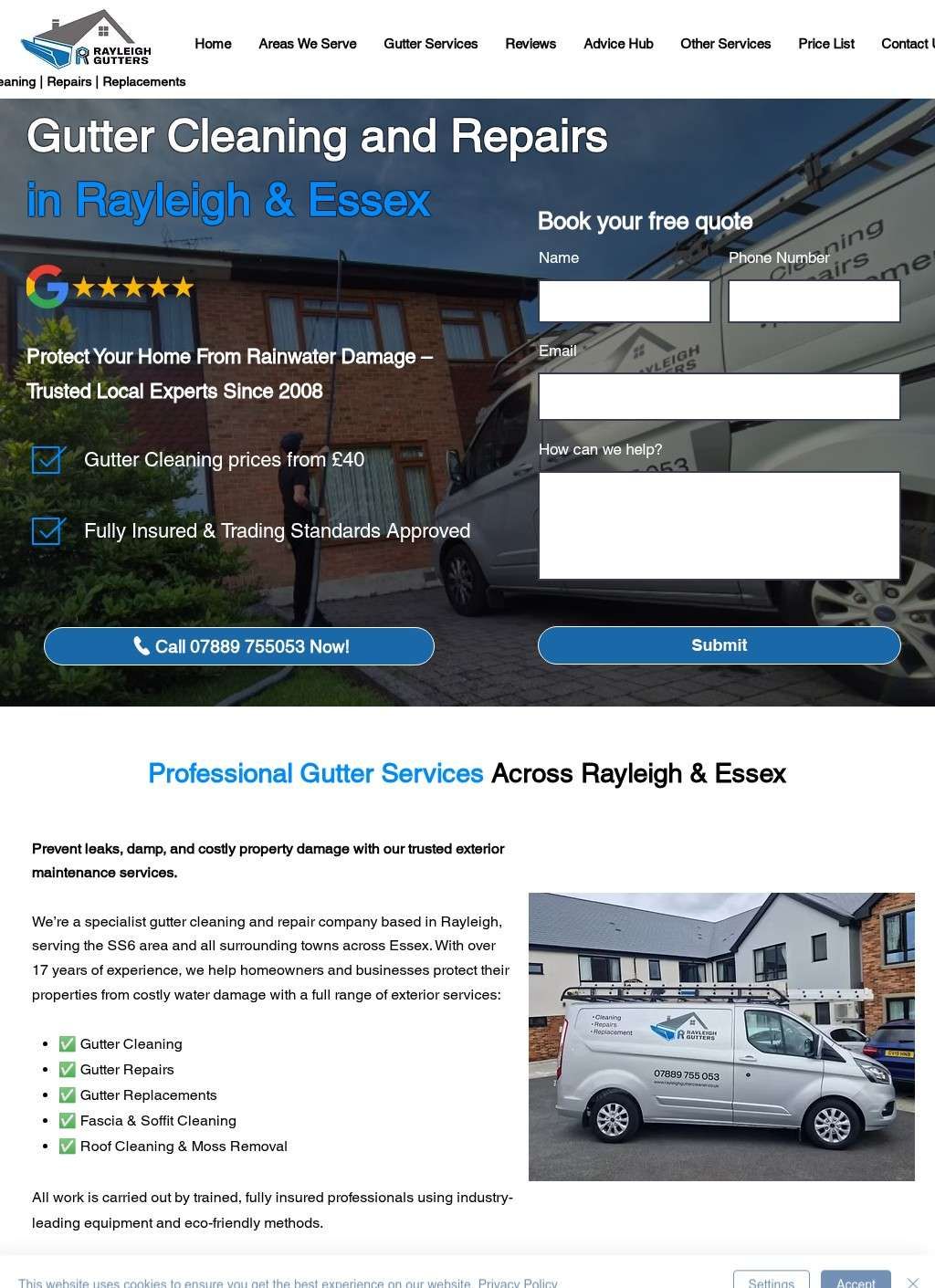Rayleigh Gutter Cleaning and Repairs