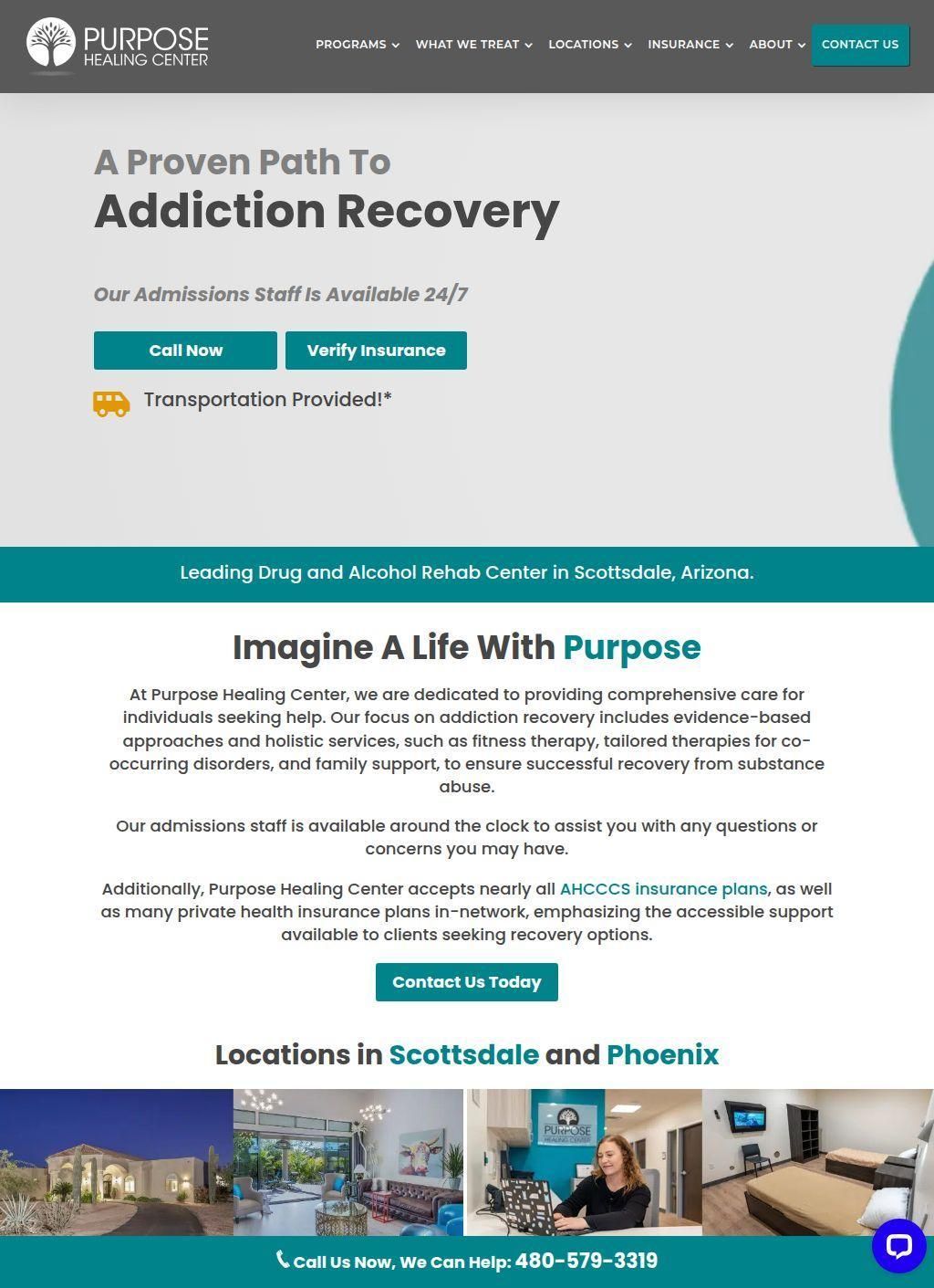 Purpose Healing Center in Arizona