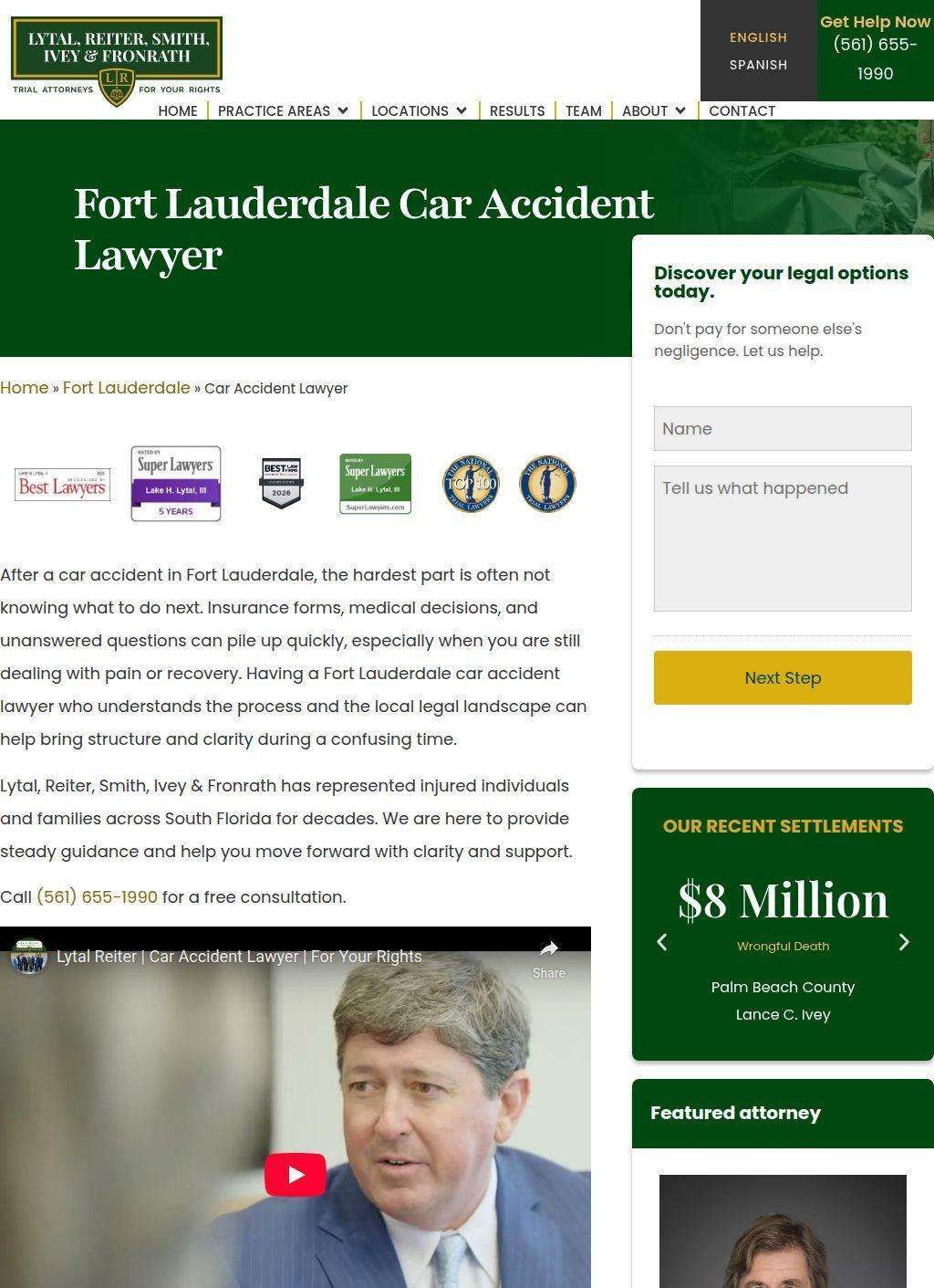 Car Wreck Attorney Fort Lauderdale