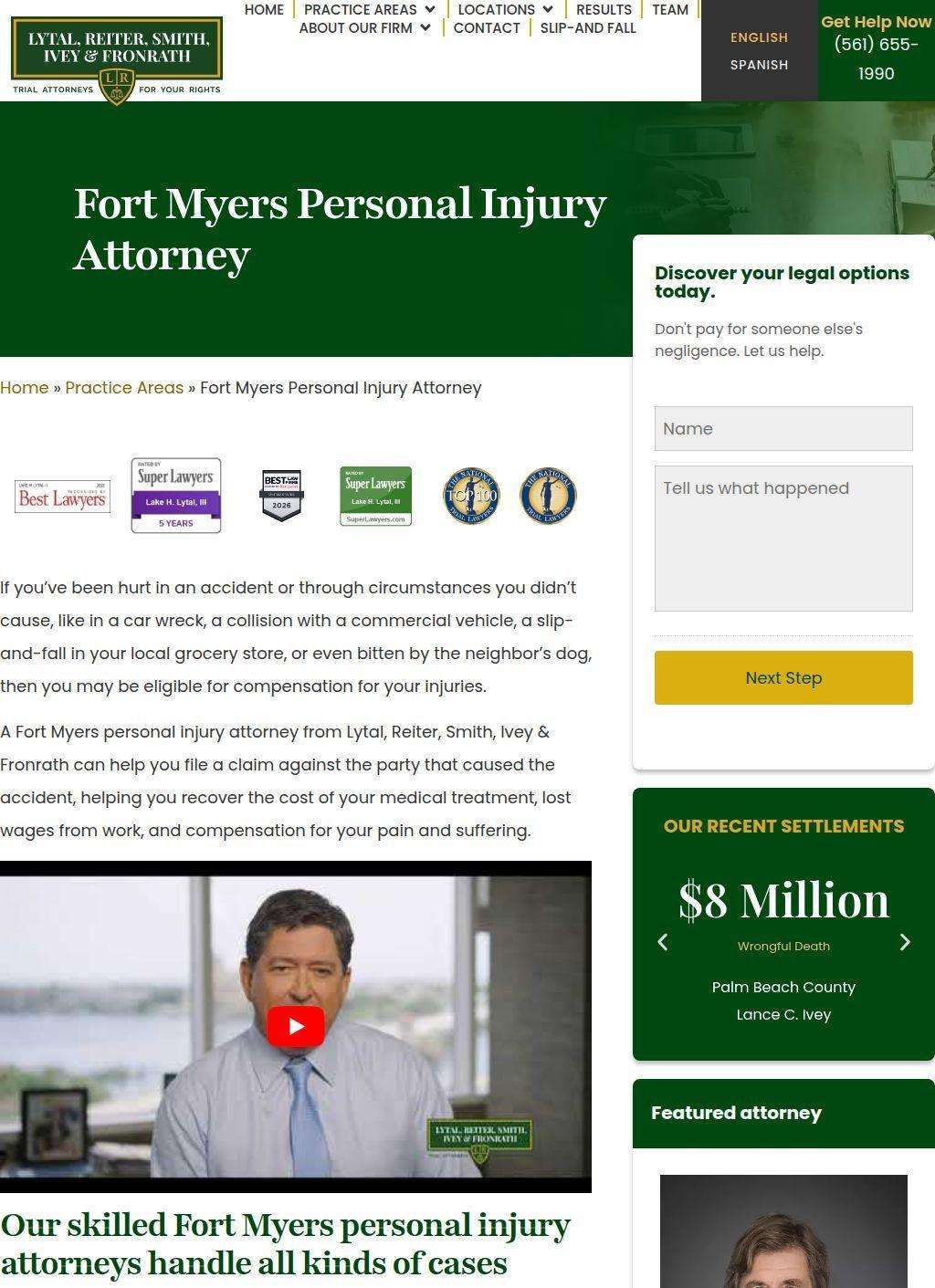 Fort Myers Personal Injury Lawyer