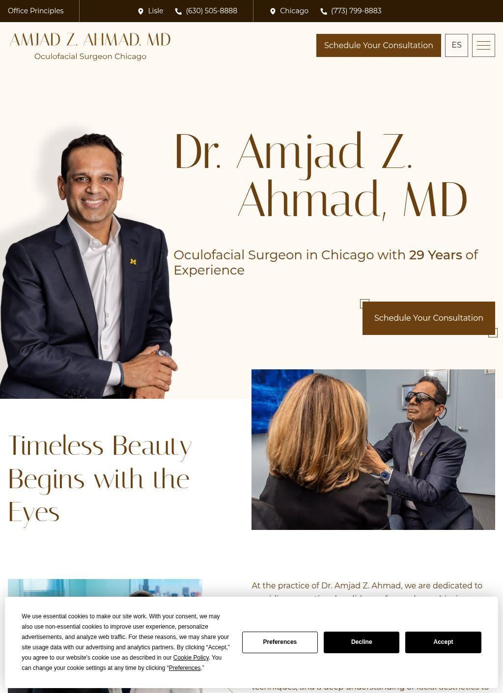 Dr. Amjad Z. Ahmad: Chicago Plastic Surgery