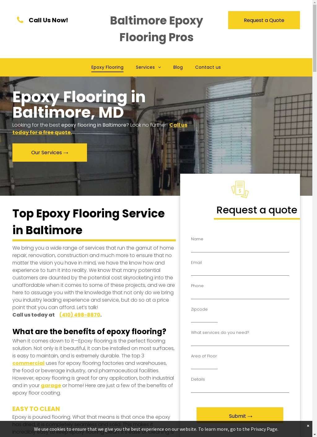 Baltimore Epoxy Flooring Pros