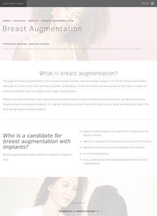 Perk Plastic Surgery - Breast Augmentation