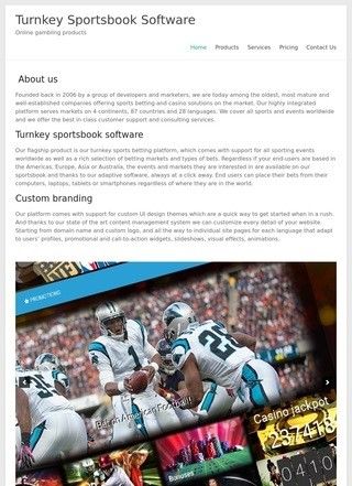 Turnkey sportsbook software