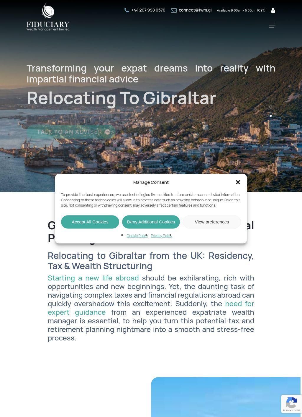 Moving to Gibraltar from UK