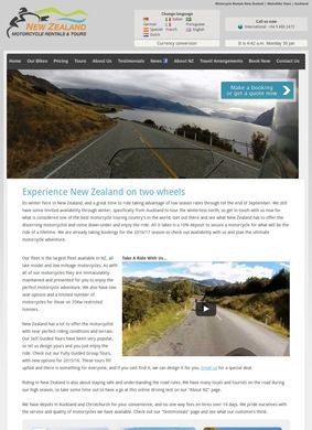 New Zealand Motorcycle Rentals and Tours