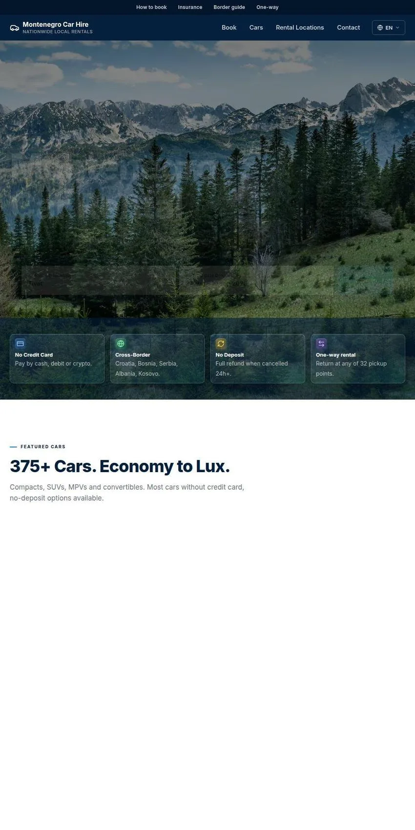 Montenegro Car Hire