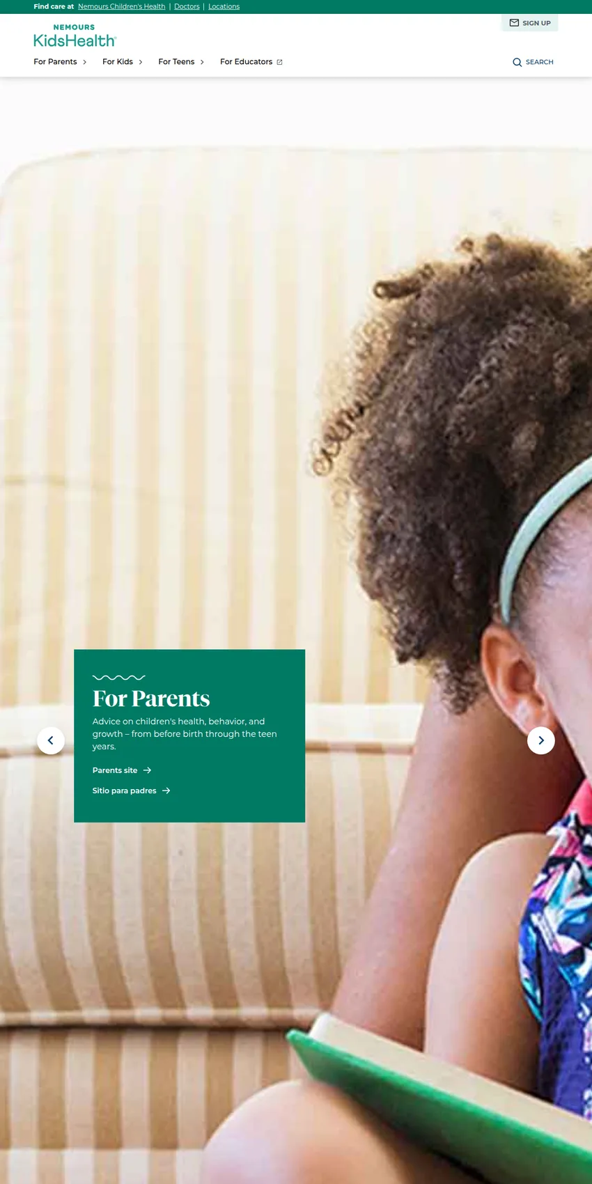 KidsHealth from Nemours (Health Information for Parents, Kids, and Teens)