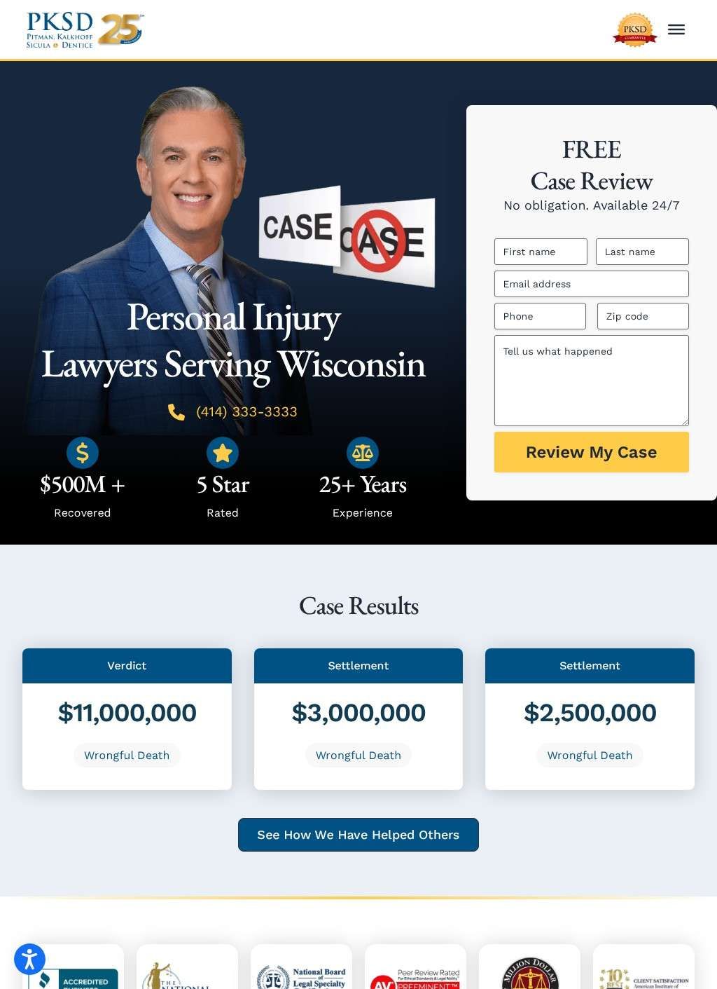 Wisconsin Personal Injury Lawyer