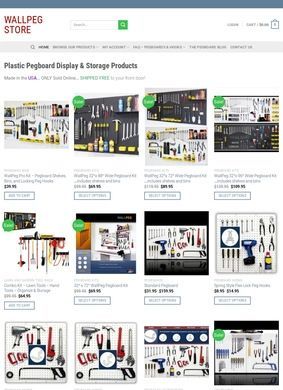 Wallpeg Store Pegboard System