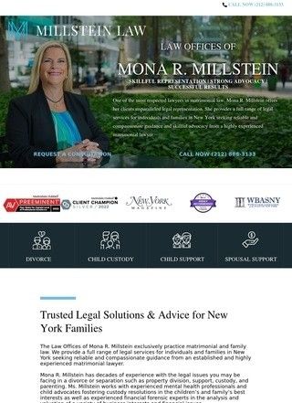 New York Divorce Attorney Mona Millstein