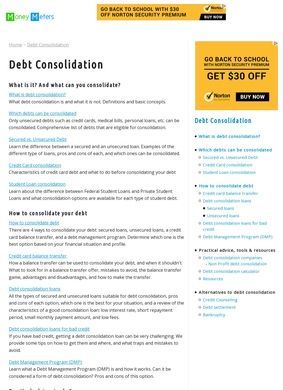Money Meters: Debt Consolidation Guide