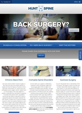 Hunt Spine: Los Angeles Spine Surgeons
