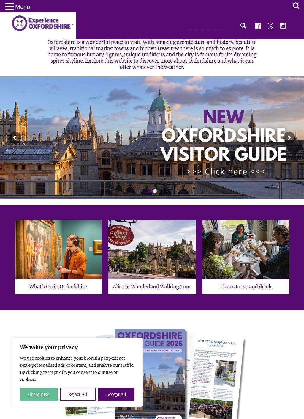 Experience Oxfordshire