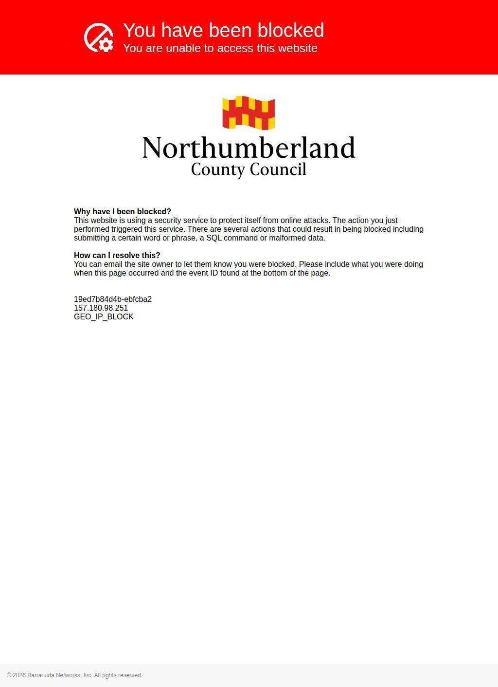 Northumberland County Council