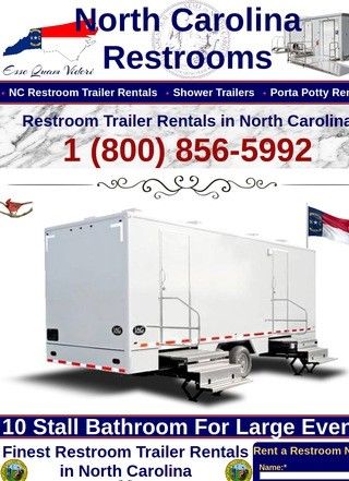 Bathroom Trailer Rentals